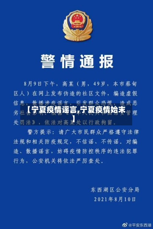 【宁夏疫情谣言,宁夏疫情始末】-第2张图片