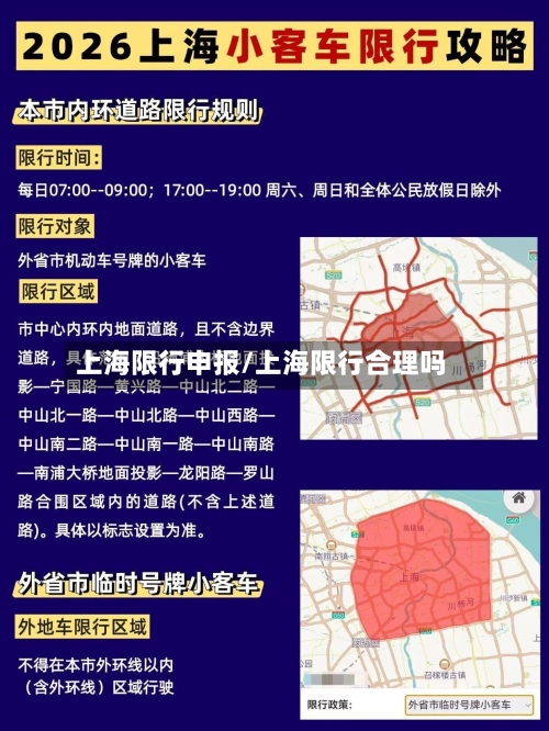 上海限行申报/上海限行合理吗-第2张图片